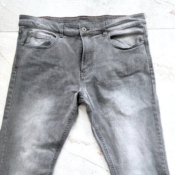 Jachs New York Men's Black Jeans Straight Fit Stretch - Picture 2 of 3